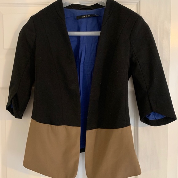 Ark & Co Tan& Black Blazer - Picture 1 of 1